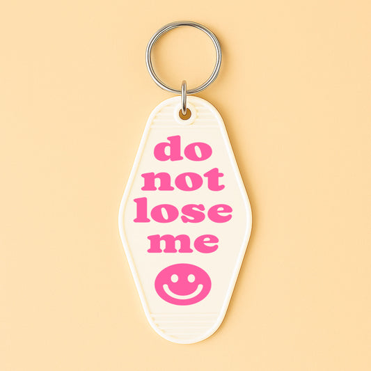UVDTF Motel Keychain Do Not Lose Me