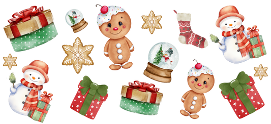 16oz UVDTF Christmas Characters