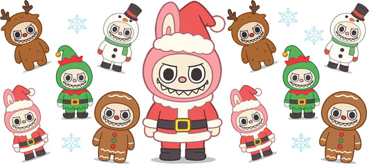 16oz UVDTF The Monsters Christmas
