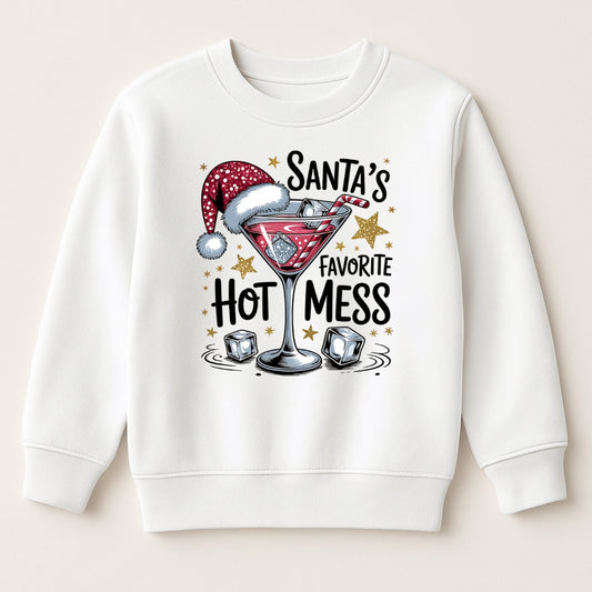 DTF Santa's Favorite Hot Mess