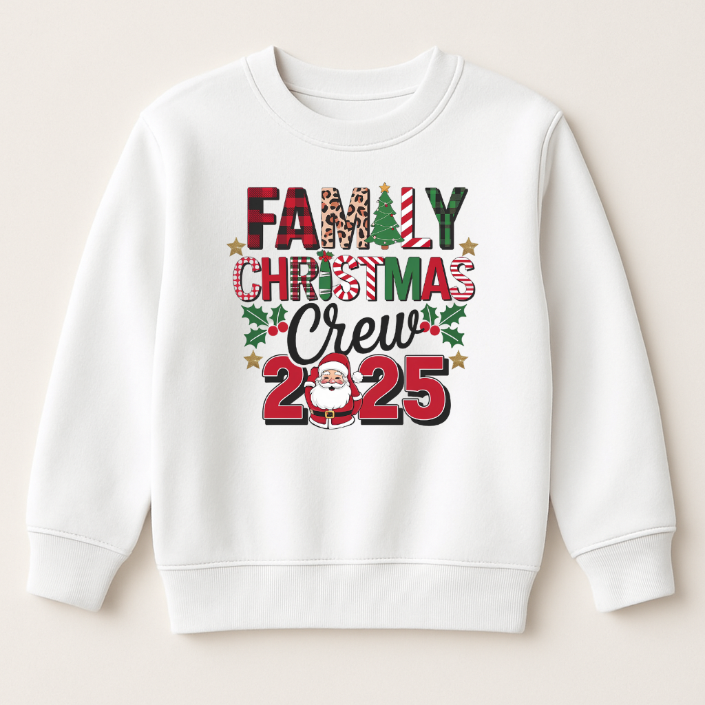 DTF Family Christmas Crew 2025