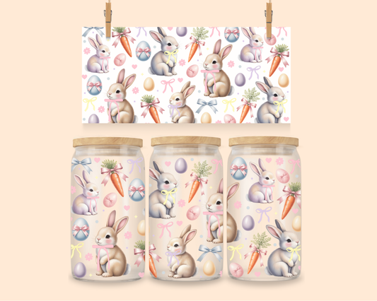 16oz UVDTF Pastel Easter Bunny
