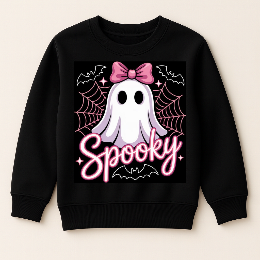 DTF Spooky Ghost Pink