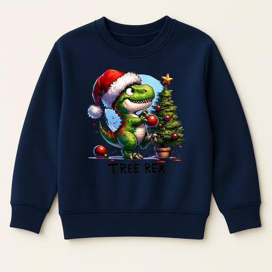 DTF Christmas Tree Rex