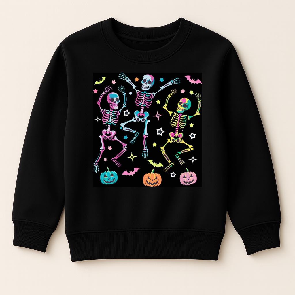 DTF Dancing Halloweens Neon Effect