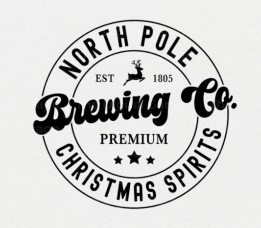 Single UVDTF North Pole Brewing Co