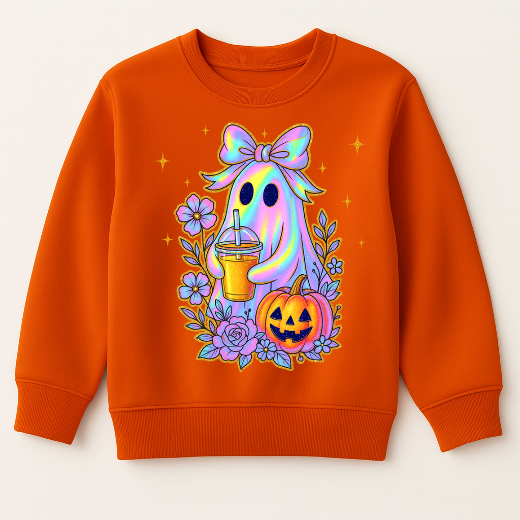 DTF Iridescent Style Ghost