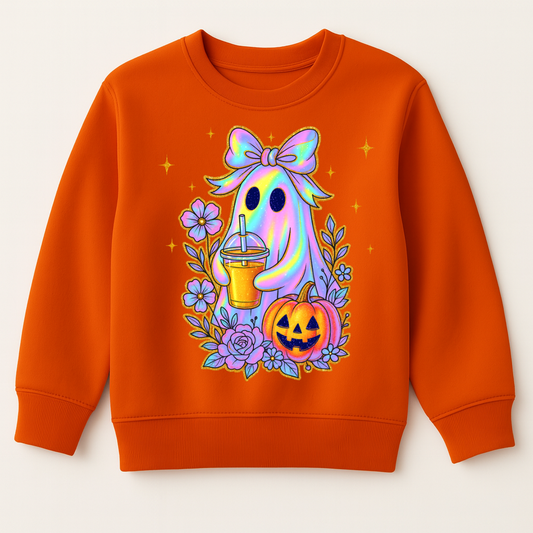 DTF Iridescent Style Ghost