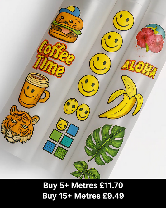 Custom DTF Transfer Metre | 37cm x 100cm Metre Gang Sheet | UK DTF Print