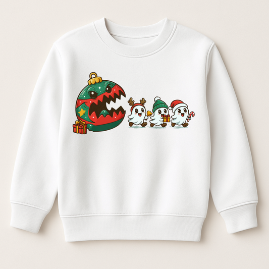 DTF Christmas Ghost Ornament