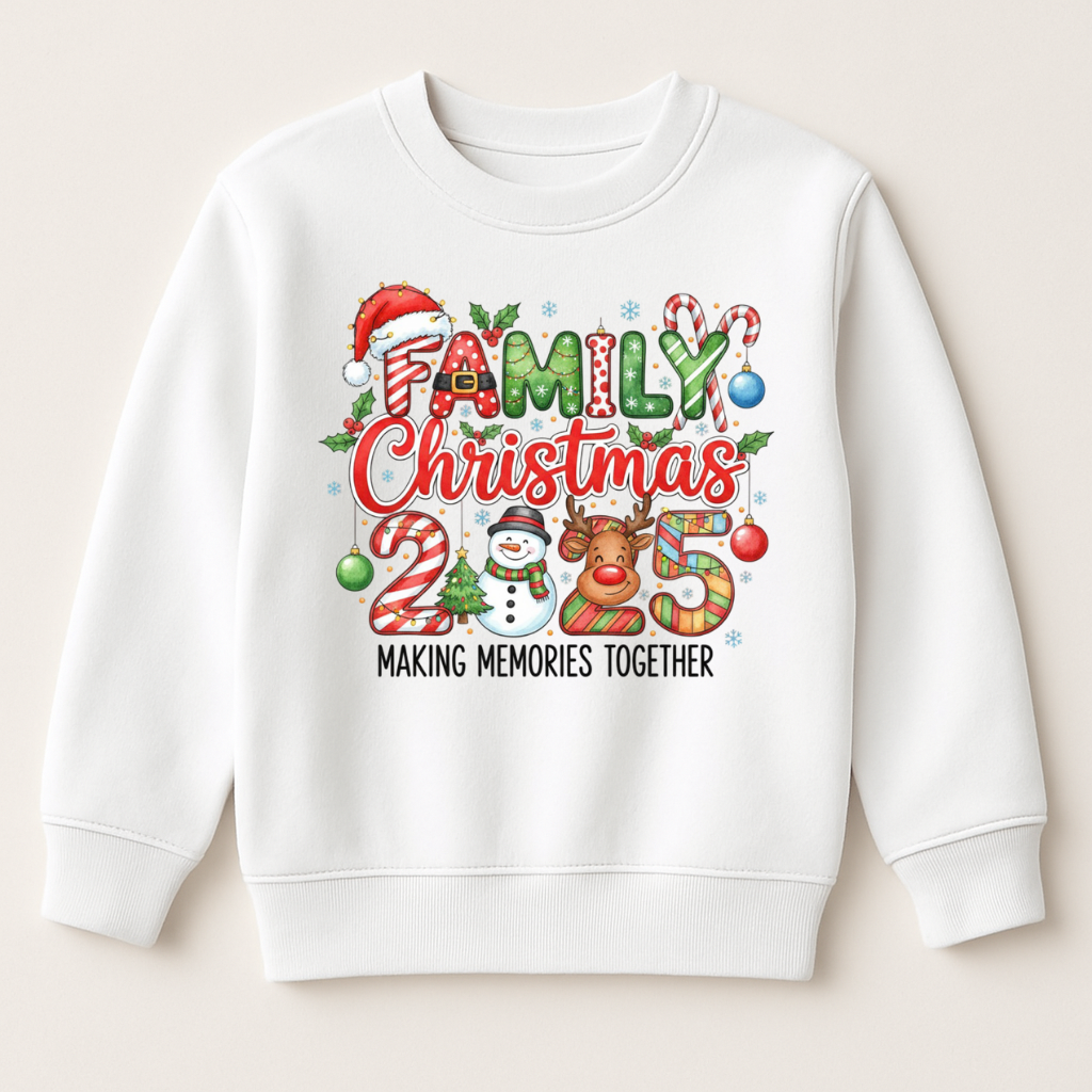DTF Matching Family Christmas 2025
