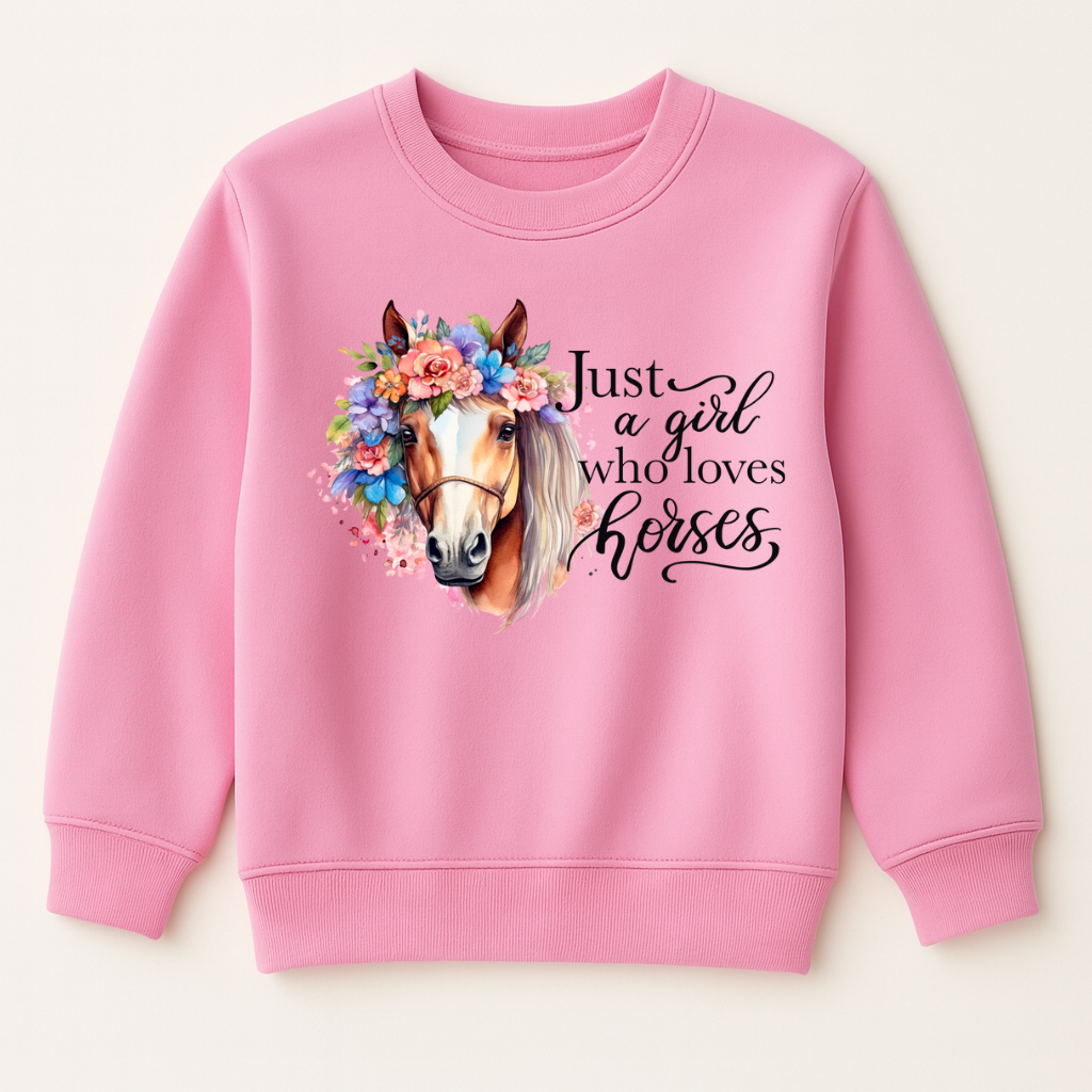 Just A Girl Who Loves Horses DTF