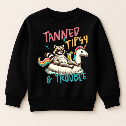 DTF Tanned, Tipsy & Trouble