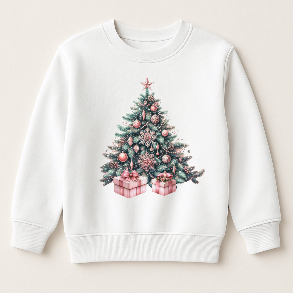 DTF Pink Christmas Tree