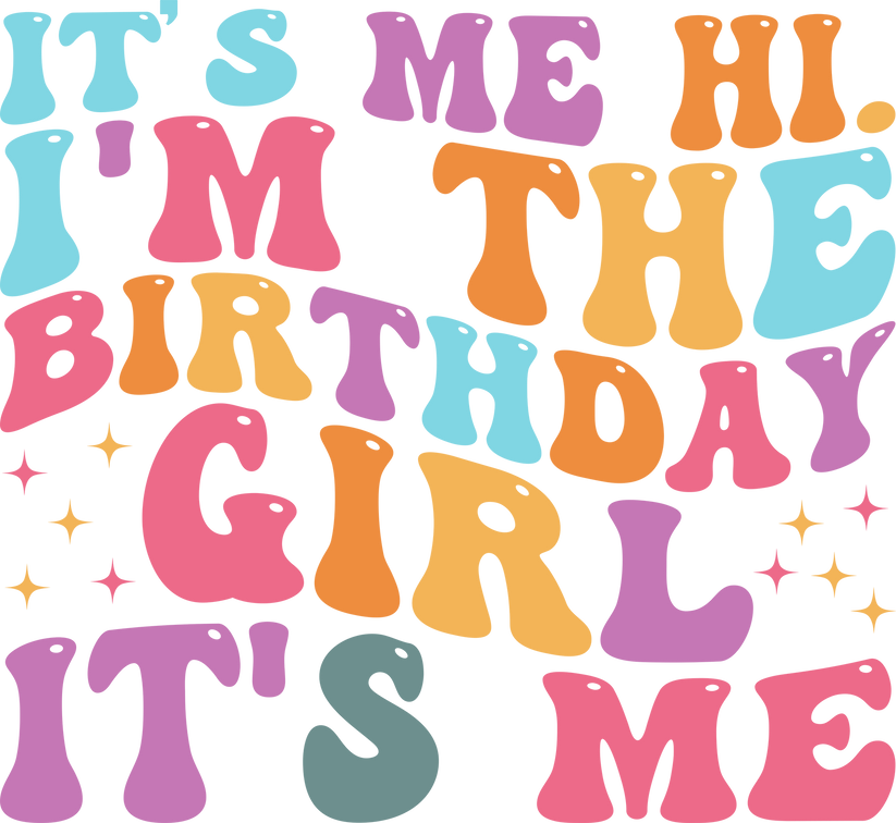 Single UVDTF Birthday Girl