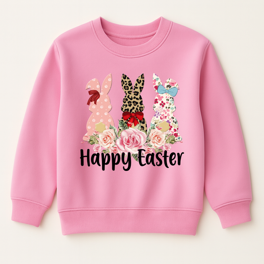 Happy Easter Bunnies DTF