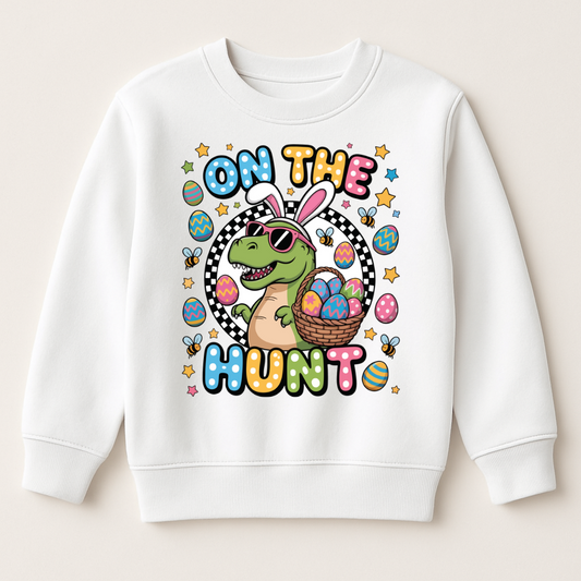 DTF Easter Dino On The Hunt