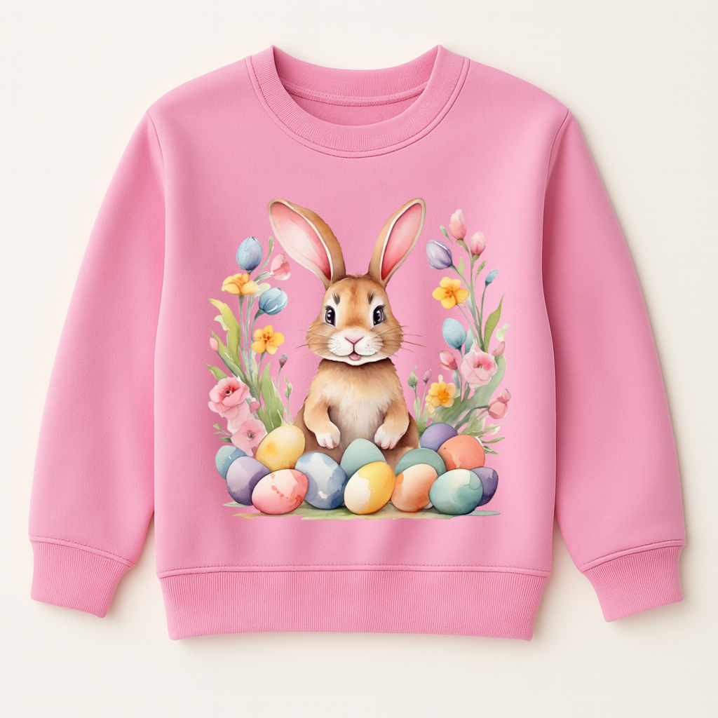 Easter Bunny Floral DTF