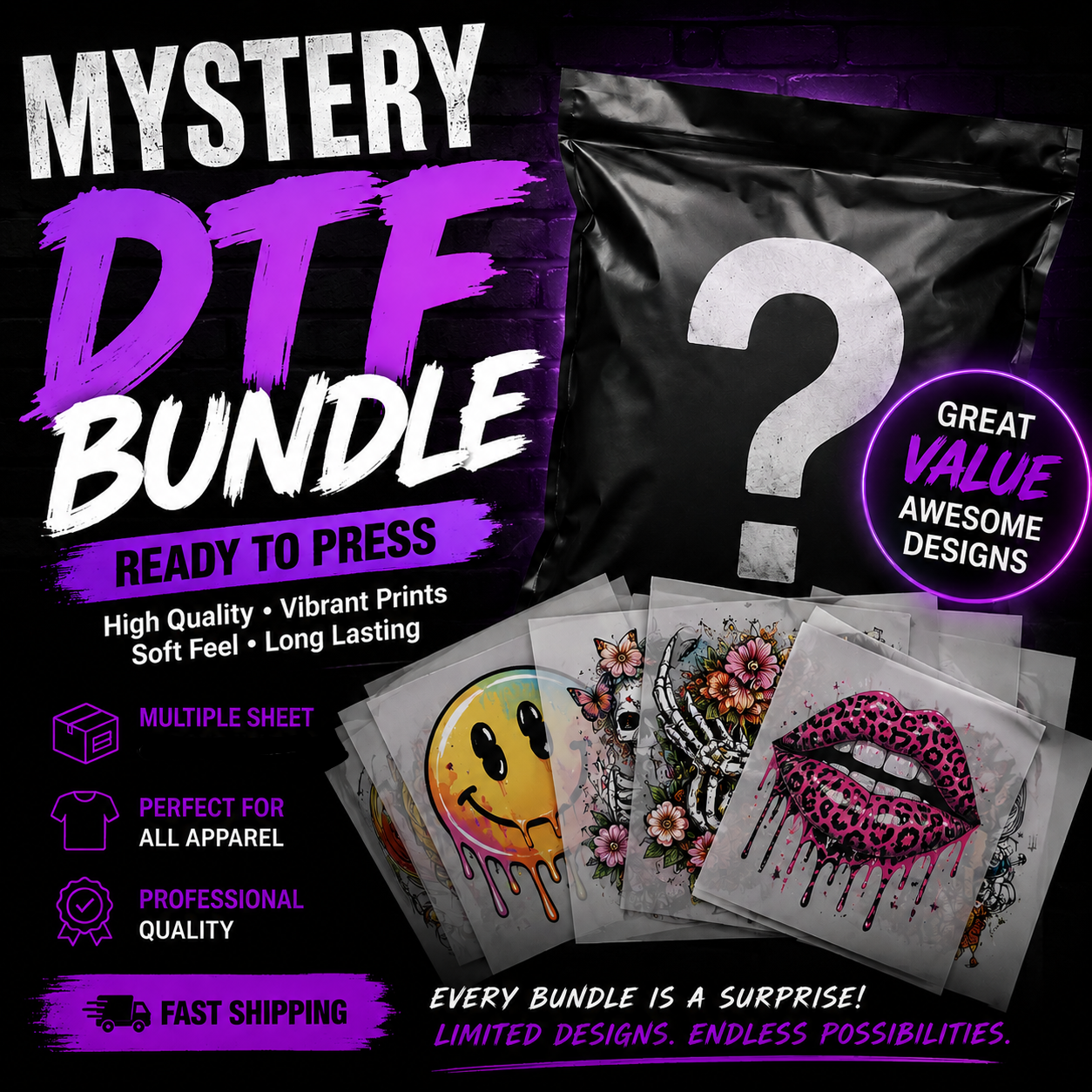 Mystery Bundle DTF