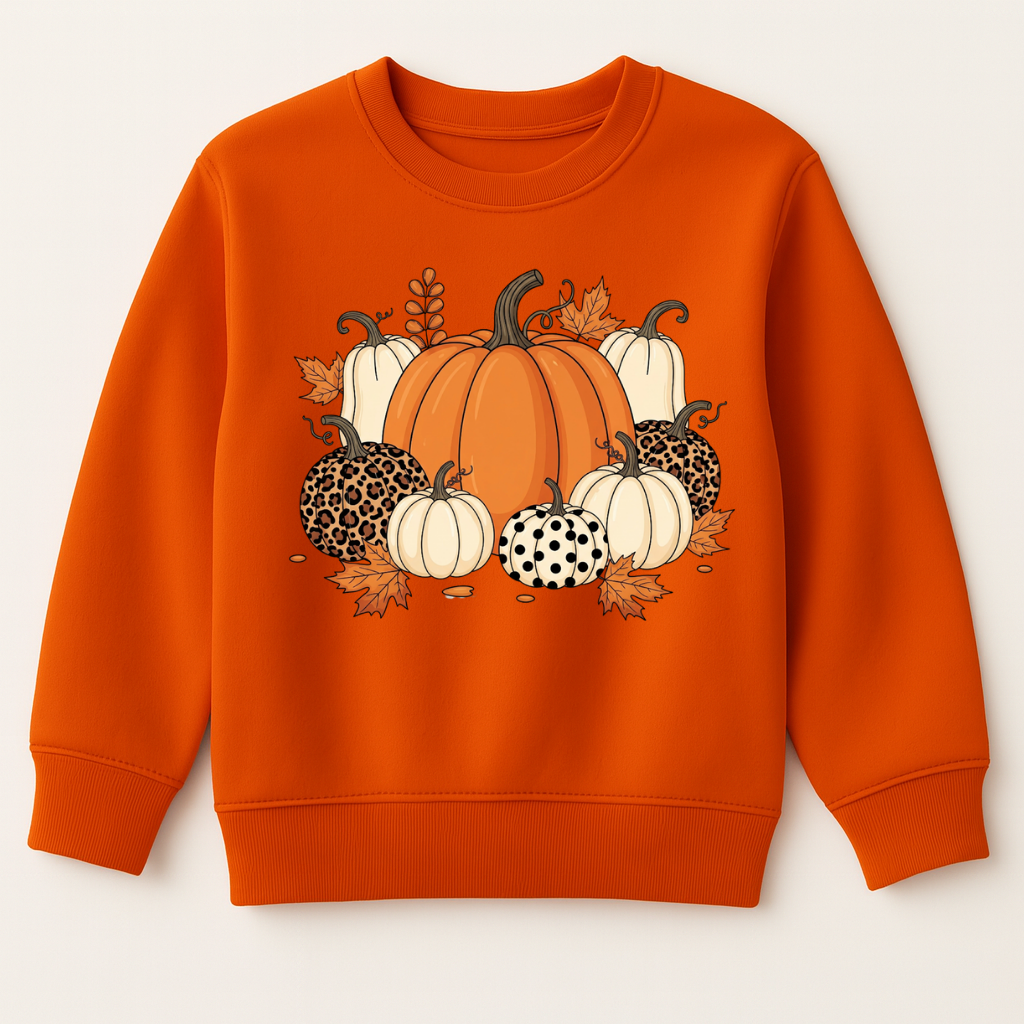 DTF Multi Coloured Pumpkins