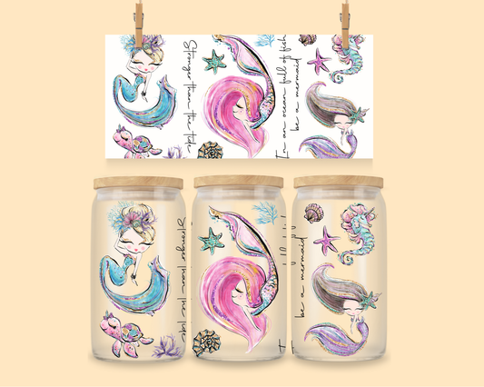 16oz UVDTF Mermaid