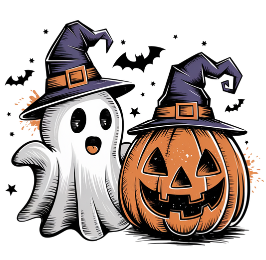 DTF Pumpkin & Ghost