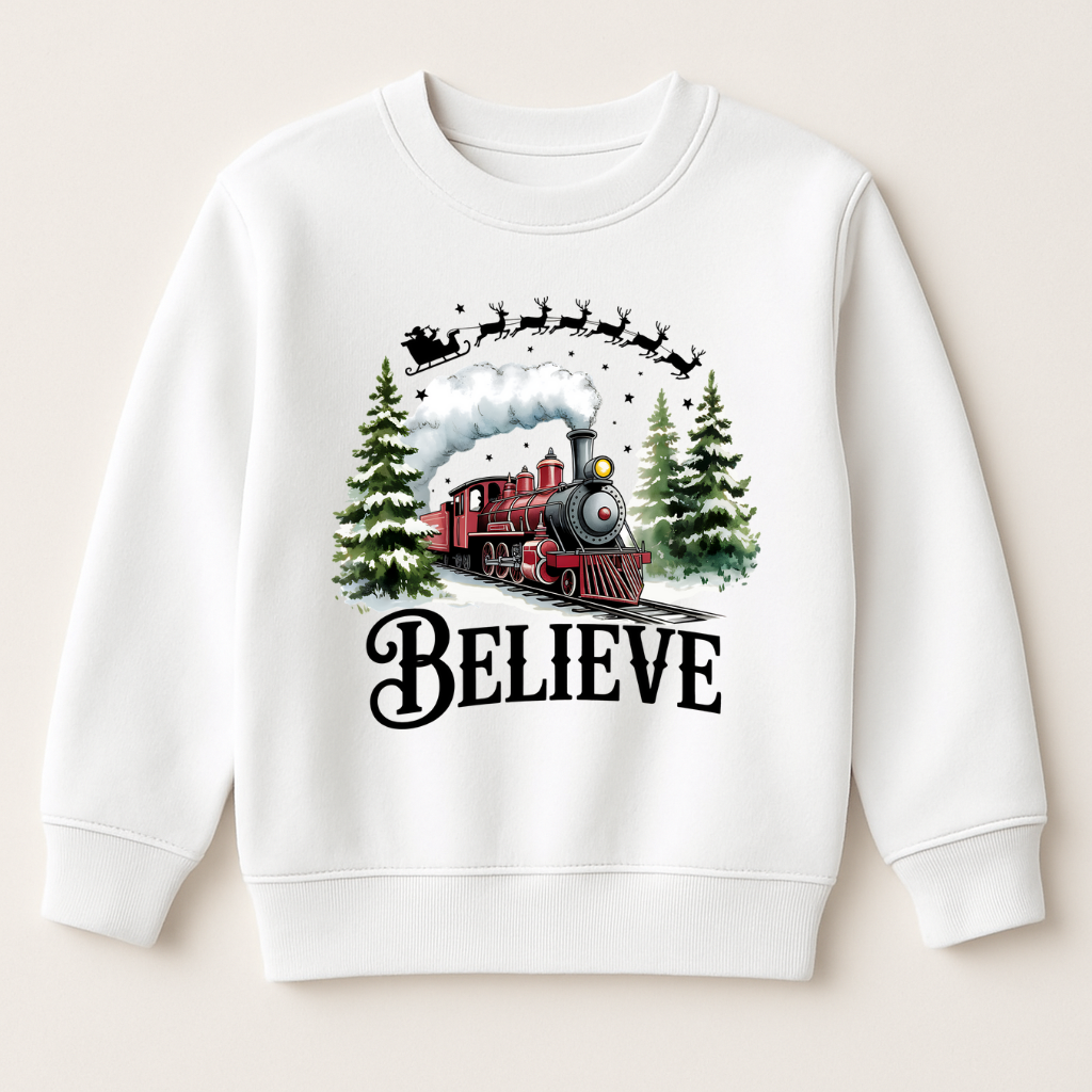 DTF Believe North Pole Train