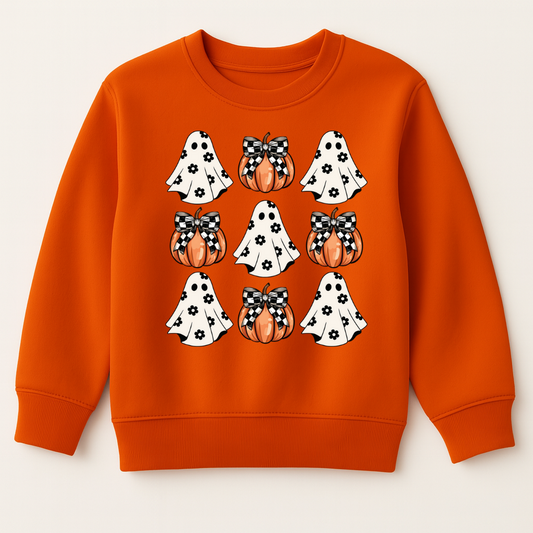 DTF Halloween Ghosts & Pumpkin