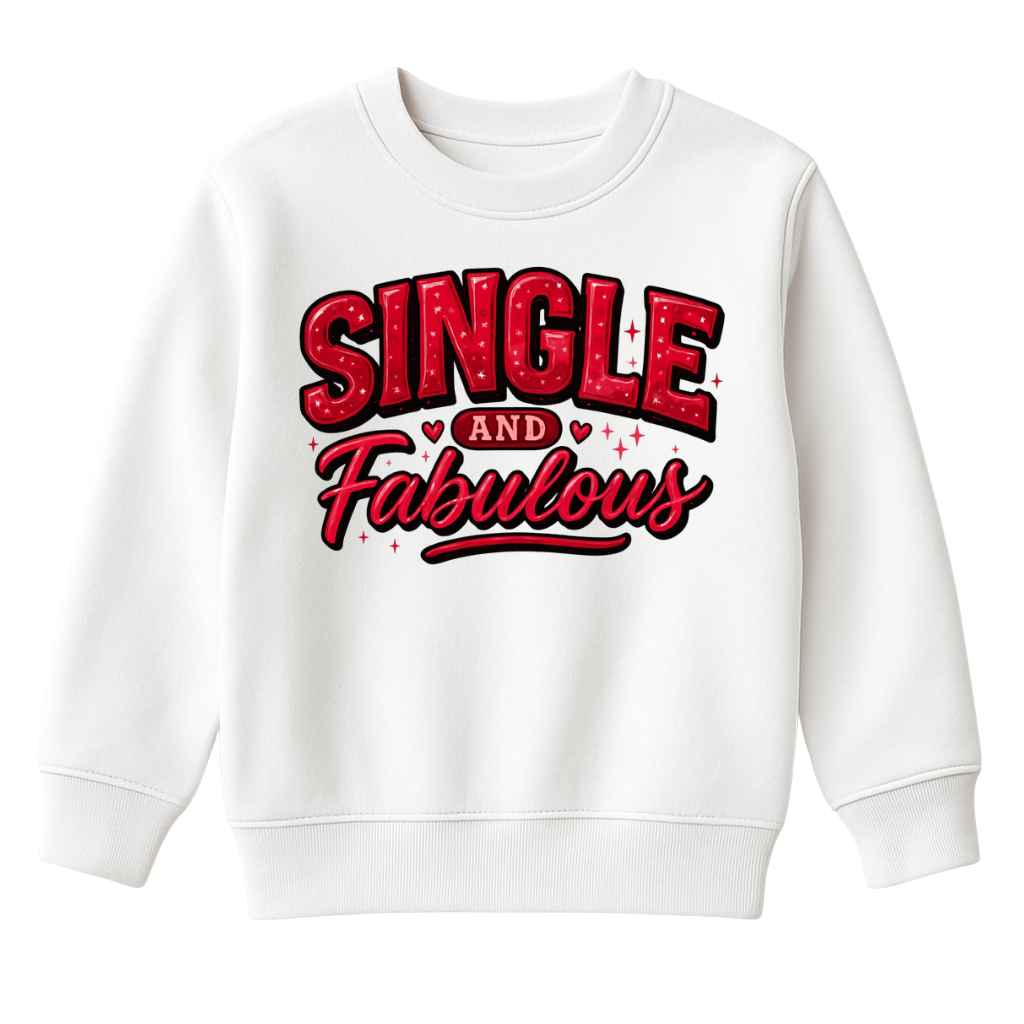 DTF Valentine Single & Fabulous