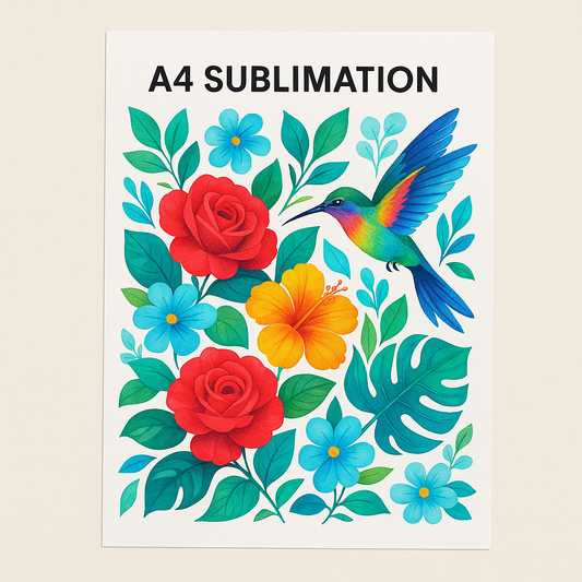 Custom Sublimation Transfer A4 | 21cm x 29cm Gang Sheet | UK DTF Print