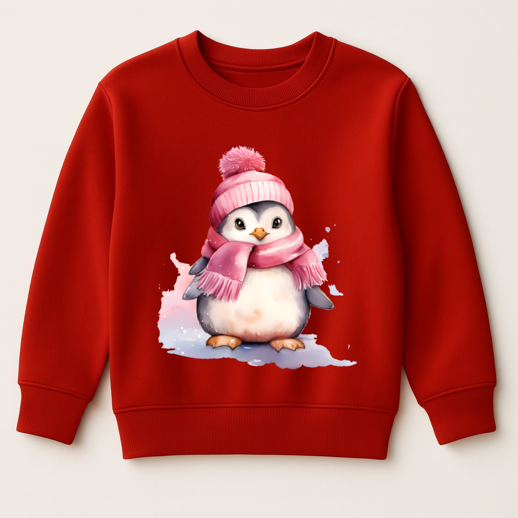 DTF Pink Penguin