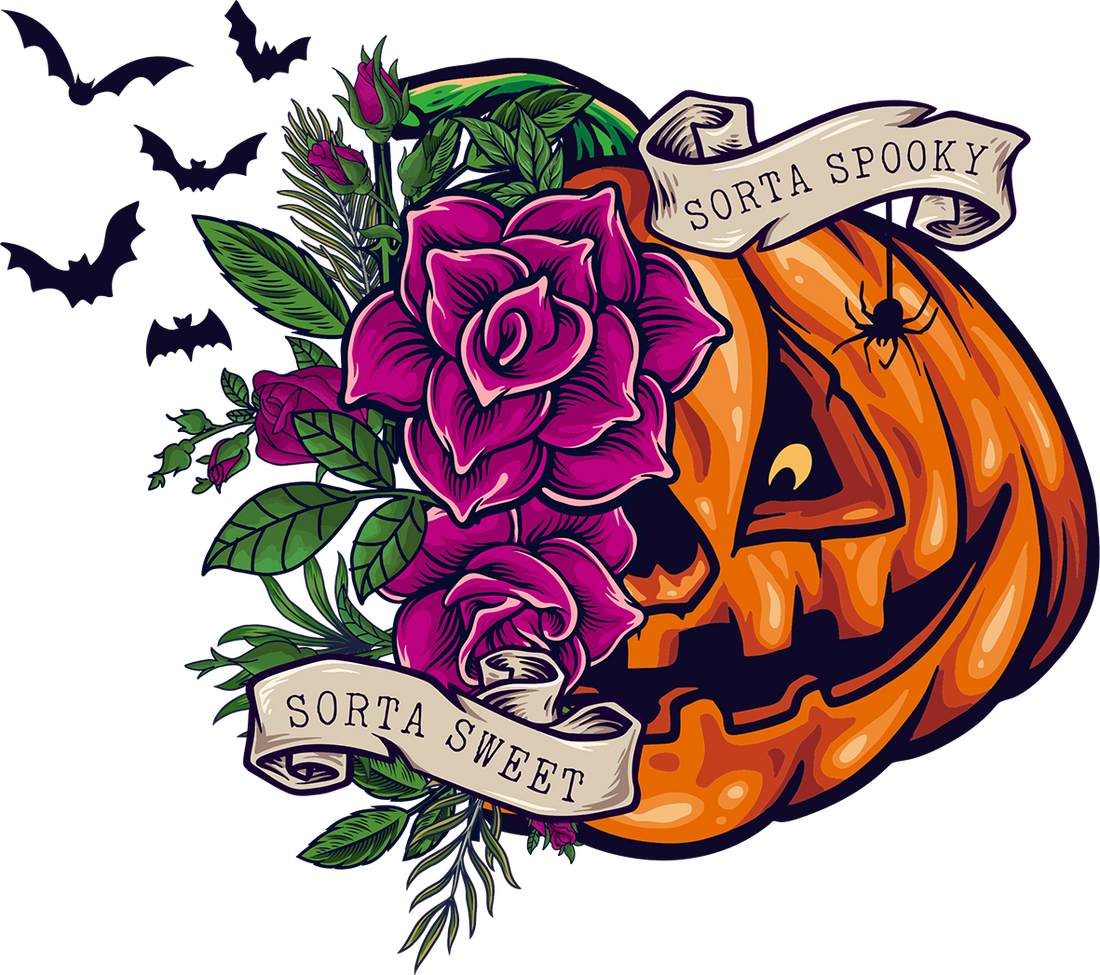 Single UVDTF Sorta Sweet Sorta Spooky – UK DTF Print