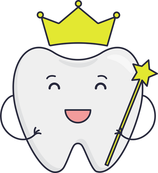 Single UVDTF Tooth Fairy